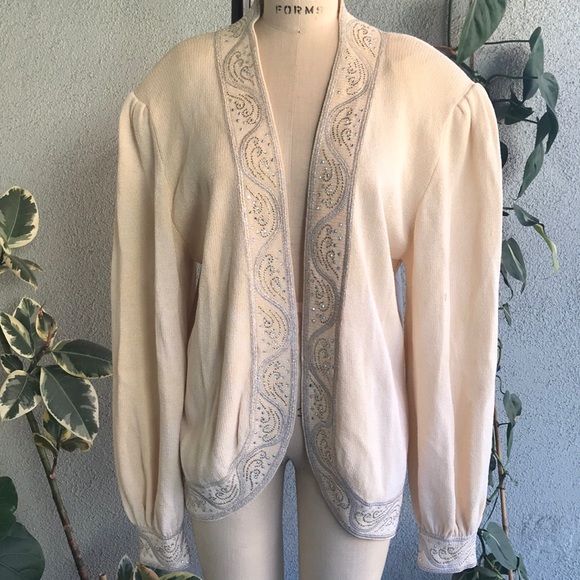 1990s St John Knit Lavender Purple Jacket